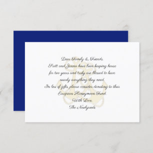 Nautical Anchors Wedding Wishing Well Cards