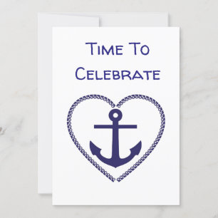 **NAUTICAL AND LAKE-STYLE** ANY PARTY INVITATION