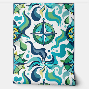 Nautical Art Design Ocean Waves Wall Decor