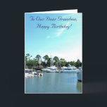 Nautical & Awesome, Grandson Birthday Card<br><div class="desc">Stunning nautical ocean views and lighthouse,  on this Grandson Birthday Card.
Perfect for your teenager grandson,  who is so dear to both of you.
Colourful and refreshing views with a beautiful blessing.</div>