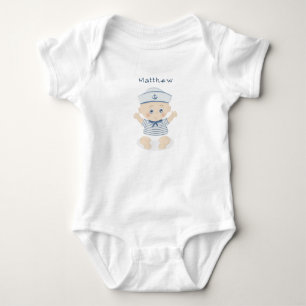 Nautical Baby Boy Baby Shower Bodysuit