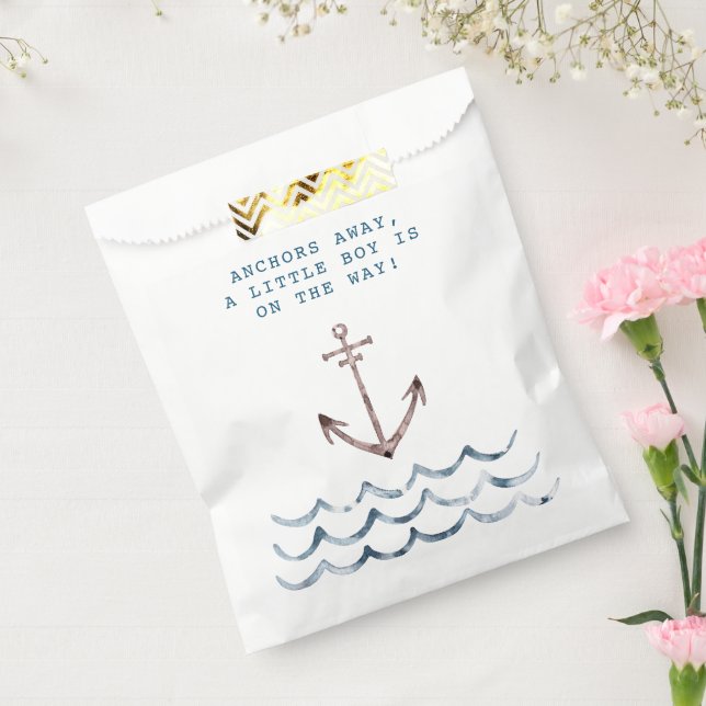 Nautical Baby Boy Birth Announcement Favour Bag (Sealed)