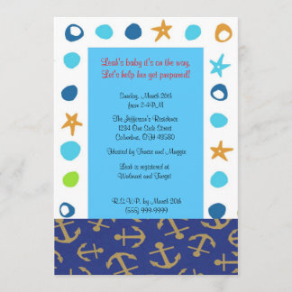Nautical Baby Shower Invitation