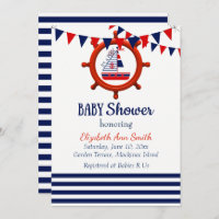 Nautical Baby Shower Invitation