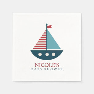 Nautical Baby Shower Napkin