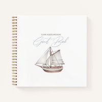 Nautical Baby Shower Sailor Guest Book