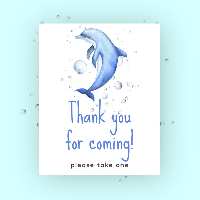 Nautical baby shower - Thank you for coming Poster (Creator Uploaded)