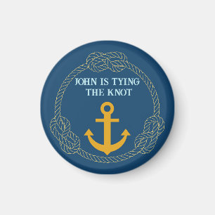 Nautical Bachelor Party Cruise Door Magnet