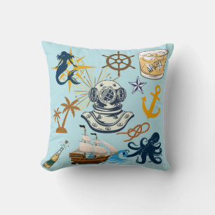 Nautical Bachelor Party Cushion