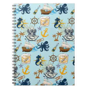 Nautical Bachelor Party Notebook