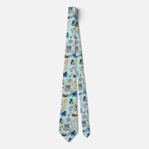 Nautical Bachelor Party Tie