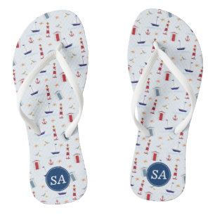 Nautical Back to School & Dorm Essentials Thongs