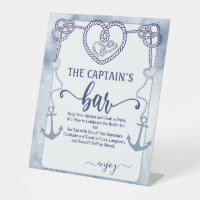 Nautical Bar Bridal Shower Anchor Watercolor 
