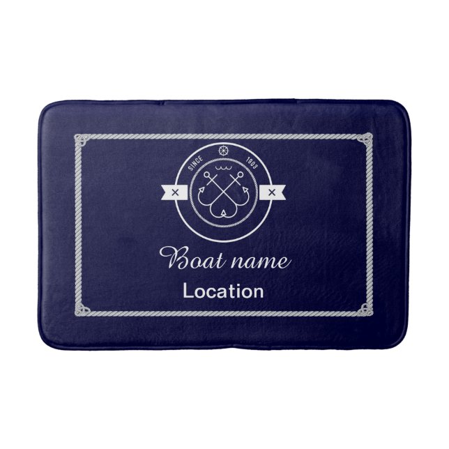 Nautical Bath Mat (Front)