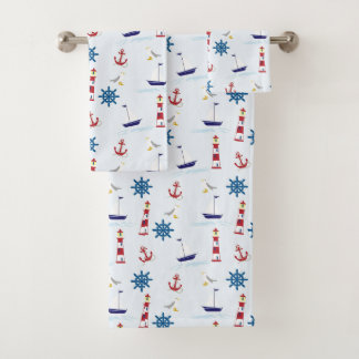 Nautical Bath Towel Set