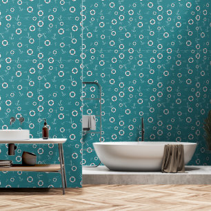 Nautical Bathroom Wallpaper