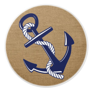Nautical Beach Anchor Cabinet Drawer Knob