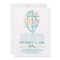 Nautical beach bridal shower invitations