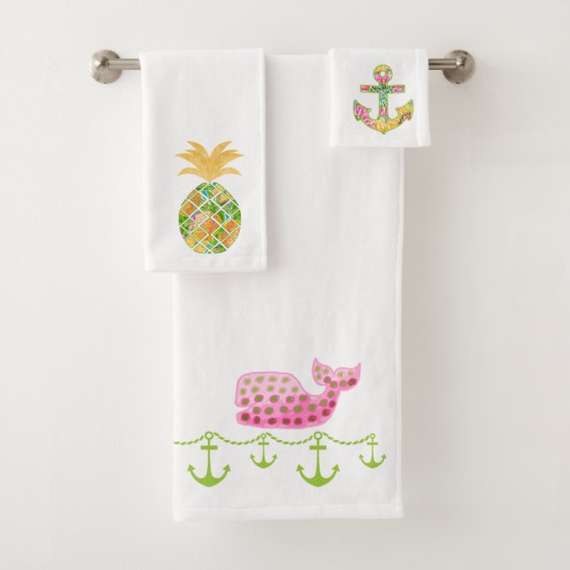 Nautical Beach Christmas Towel Ser (Insitu)