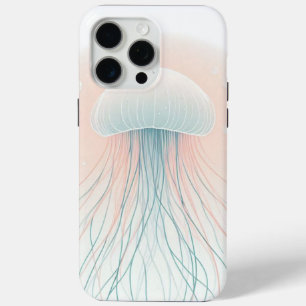 nautical/beach/coastal jellyfish iPhone 15 pro max case