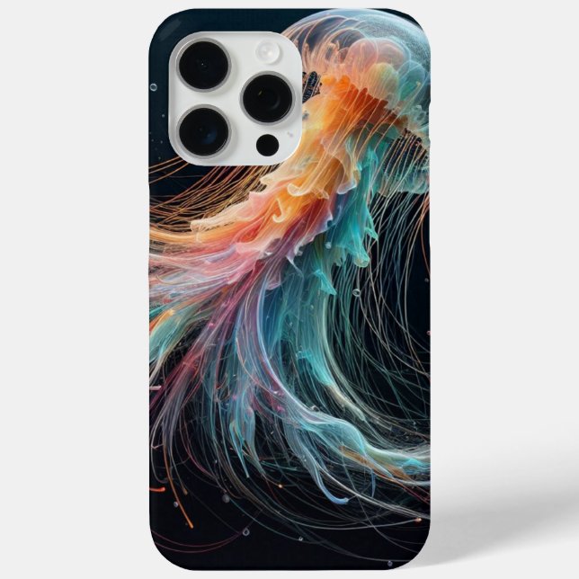 nautical/beach/coastal jellyfish  Case-Mate iPhone case (Back)