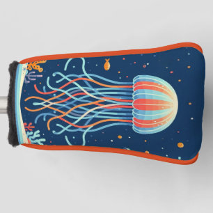 nautical/beach/coastal jellyfish golf head cover