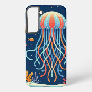 nautical/beach/coastal jellyfish samsung galaxy case