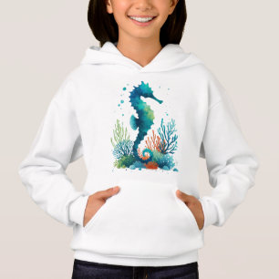 nautical/beach/coastal seahorse art