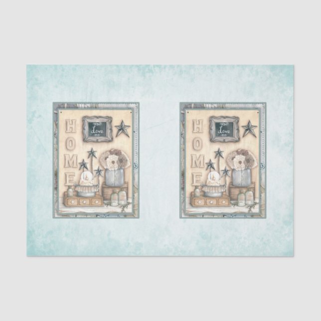 Nautical Beach Design Series 15 Tissue Paper (Front)