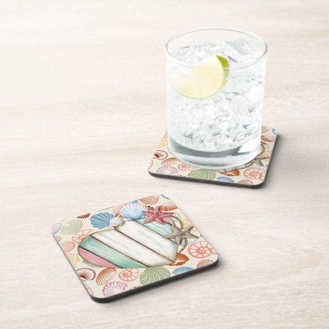 Nautical Beach House  Coaster (Right Side)