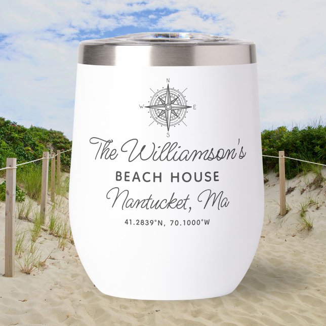 Nautical Beach House Coordinates, Family Name (Creator Uploaded)