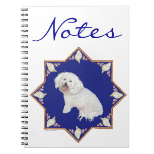 Nautical Bichon Frise Notebook