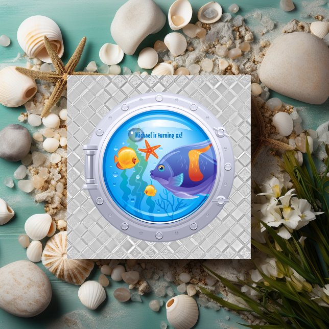 Nautical Birthday Party Invitation (Creator Uploaded)