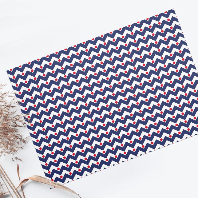 Nautical Blue Anchor Tissue Paper (Creator Uploaded)