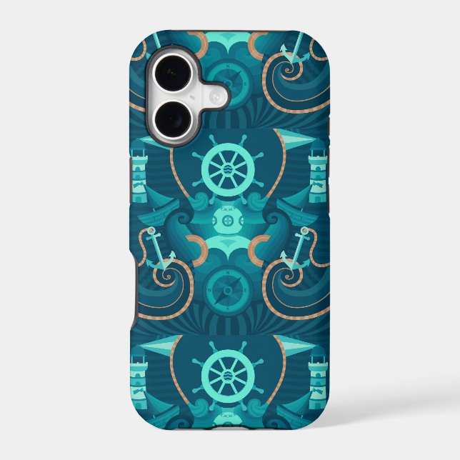 Nautical Blue Design (Back)