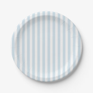 Nautical Blue Stripe Paper Plates