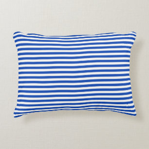 Nautical Blue Stripes Decorative Cushion