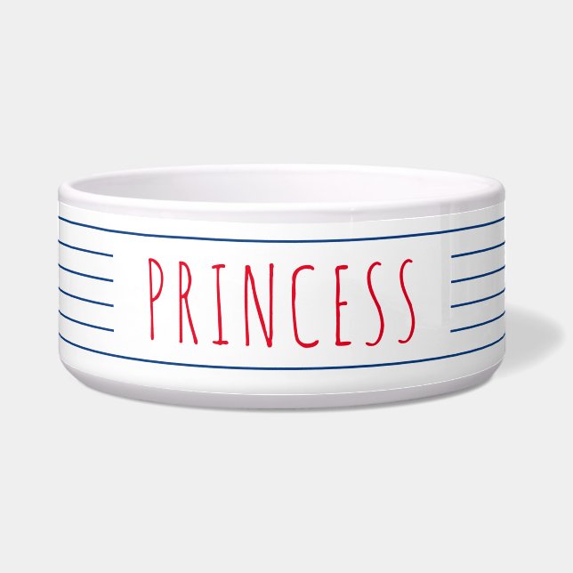 Nautical Blue Stripes with Red Summer (Front)