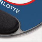 Nautical Blue White And Red Anchor With Red Heart