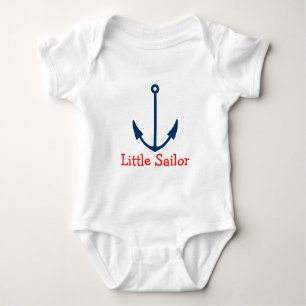 Nautical boat anchor baby creeper   Little sailor