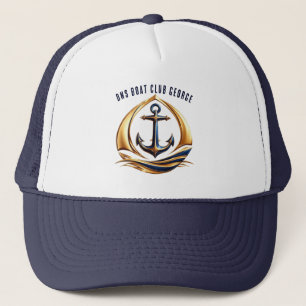 Nautical Boat Mesh Cap