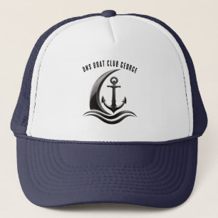 Nautical Boat Mesh Cap