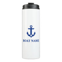 Nautical Boat Name Anchor Star