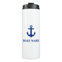 Nautical Boat Name Anchor