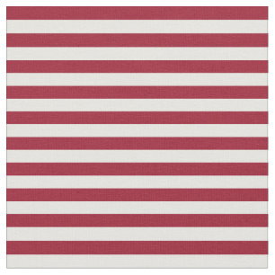 Nautical Bold Red and White Stripe   Mix and Match Fabric