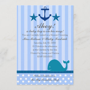 Nautical Boy Invitation