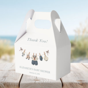 Nautical Boy's Baby Shower Thank You Favour Box
