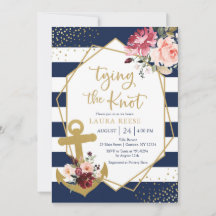 Nautical Bridal Shower Invitation