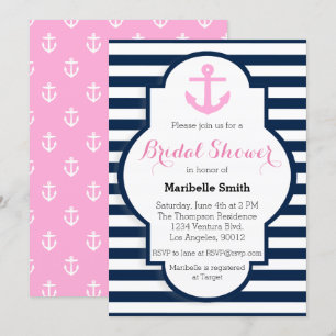 Nautical Bridal Shower Invitation