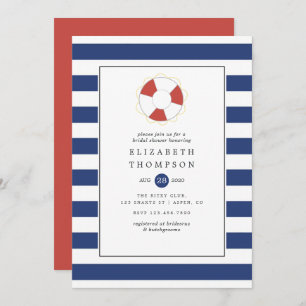 Nautical Bridal Shower Invitation